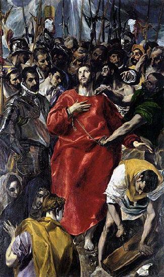 El Greco The Disrobing of Christ oil painting image